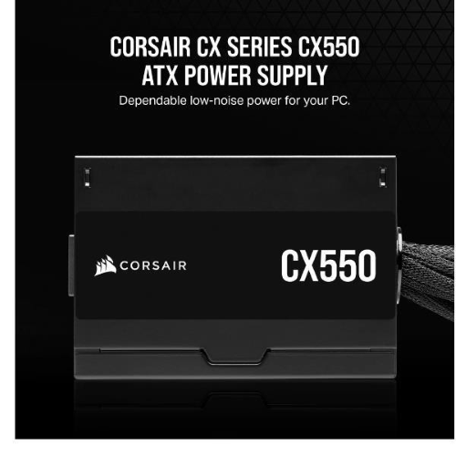 Corsair Alimentatore ATX CX Series CX550  Certificazione 80 PLUS Bronze da 550 Watt (EU)